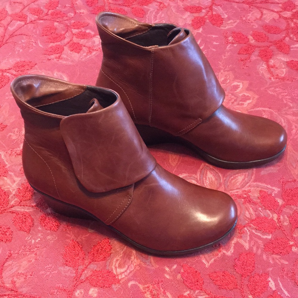Dansko wedge booties